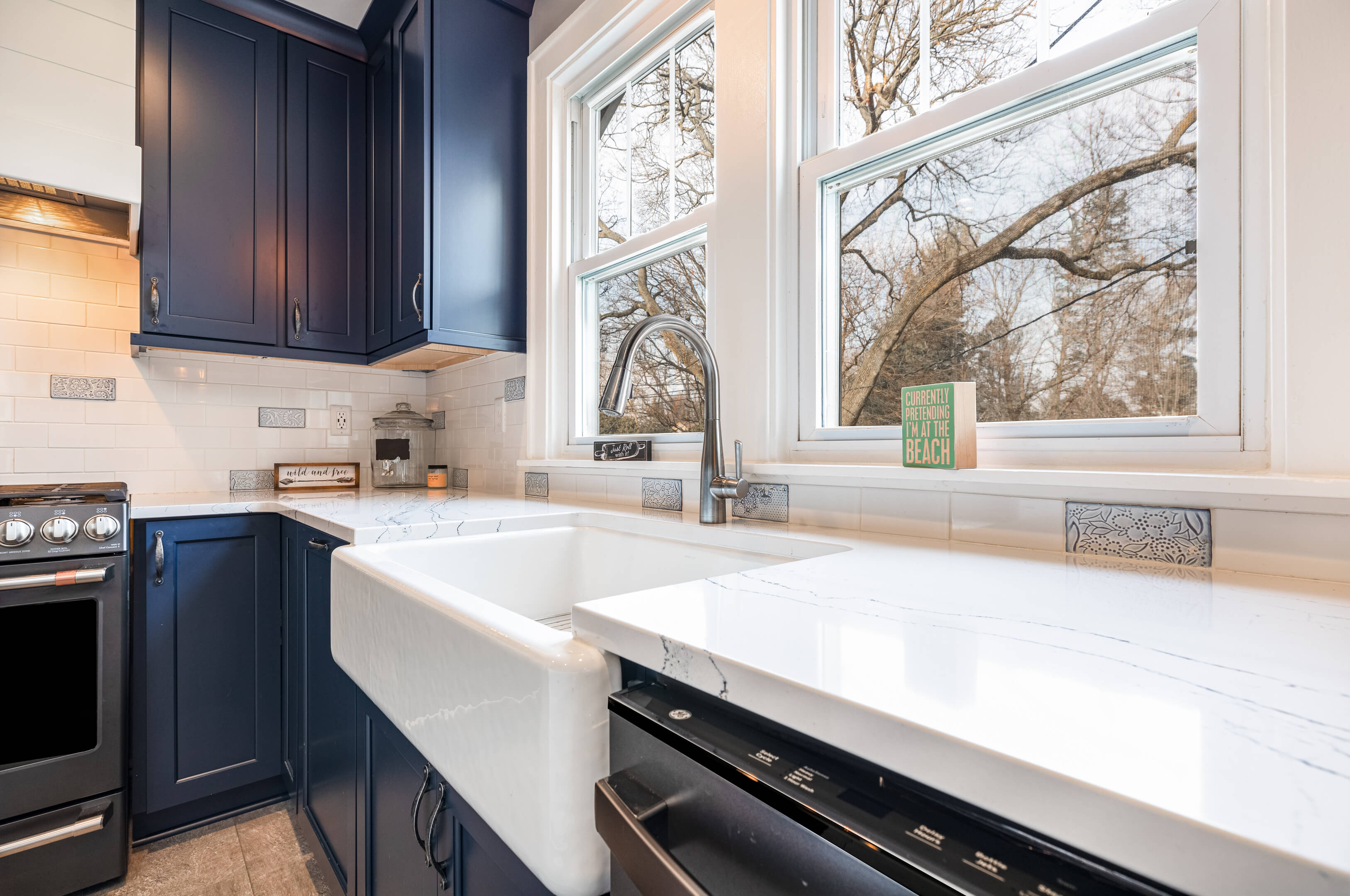 MJ Cabinet Designs Custom Walnut Kitchen Remodel Remodel